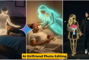 Google Gemini Neon Girl Ai Photo Editing Prompts 2025