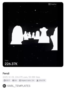 Fendi CapCut Template
