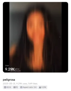 Peligrosa CapCut Template - 2025