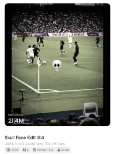 2026 Skull Emoji Capcut Template Trend