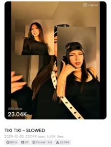 Tiki Tiki CapCut Template Free
