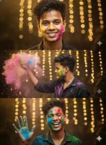 3layer Happy Holi Ai Photo Editing Prompts