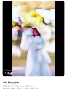 Happy Holi Capcut Template 2026 Link