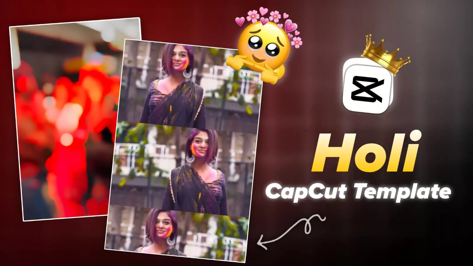 Happy Holi Capcut Template 2026