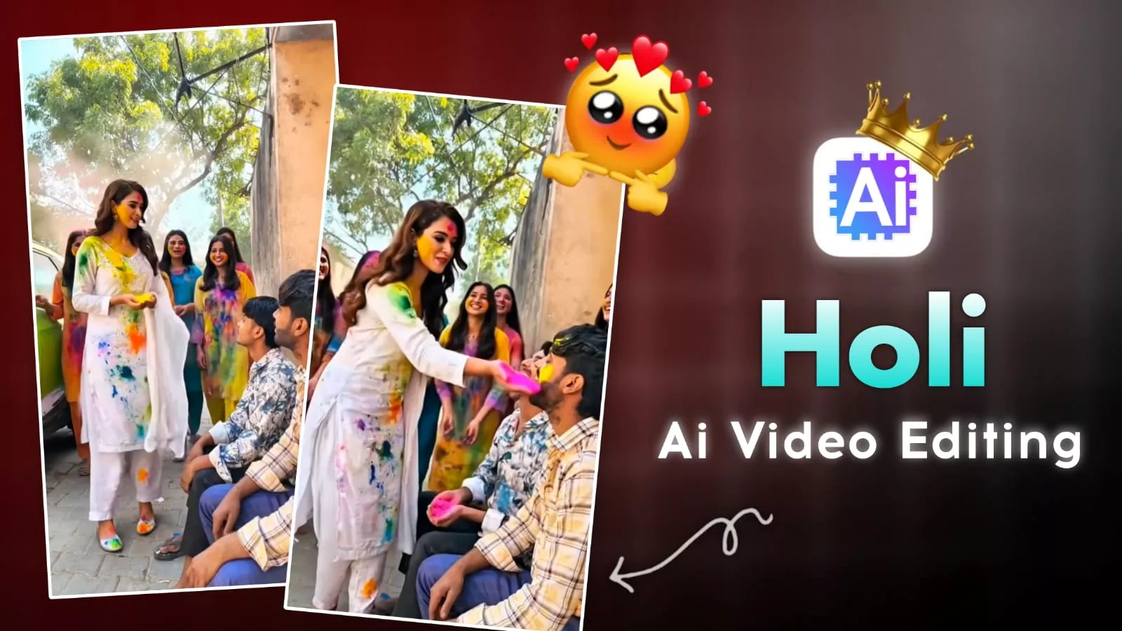 Holi Ai Video Editing Prompt