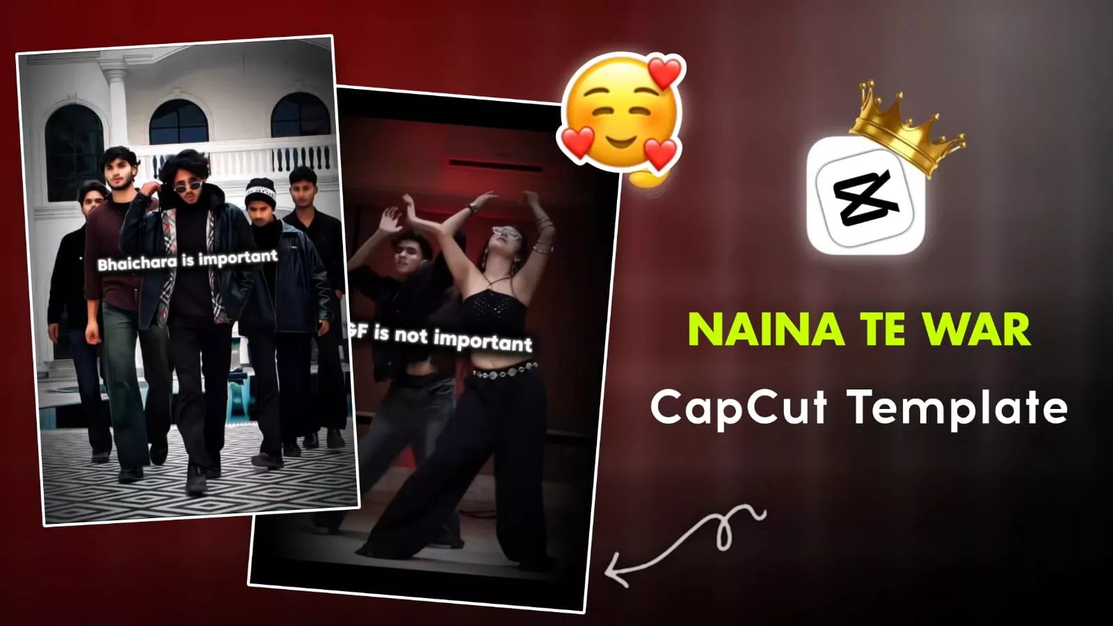 Naina Te War Capcut Template Link