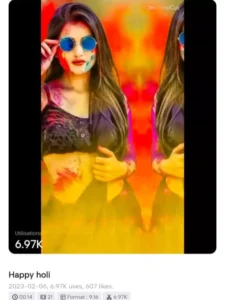Viral Happy Holi Capcut Template 2026
