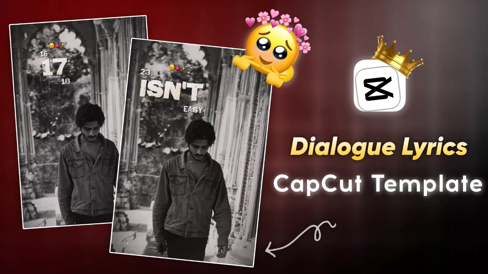 Attitude Dialogue Capcut Template