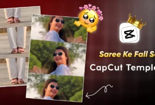 Saree Ke Fall Sa Capcut Template 2026
