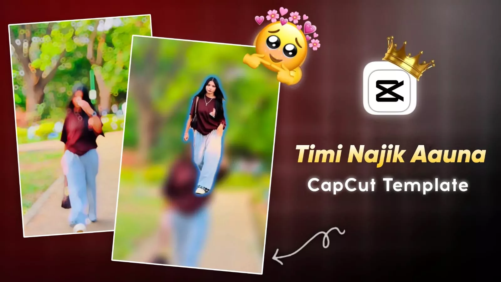Timi Najik Aauna Capcut Template