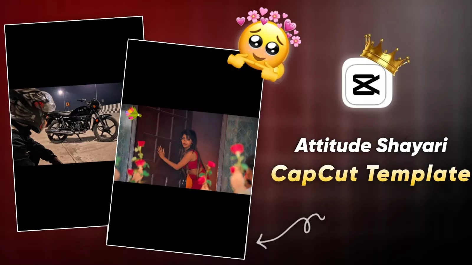 Attitude Shayari Capcut Template