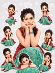 “Chibi Cartoon Style AI Photo Editing