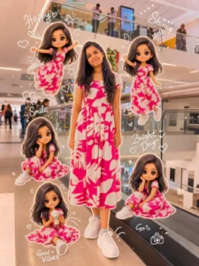 “Chibi Cartoon Style AI Photo Editing Prompt