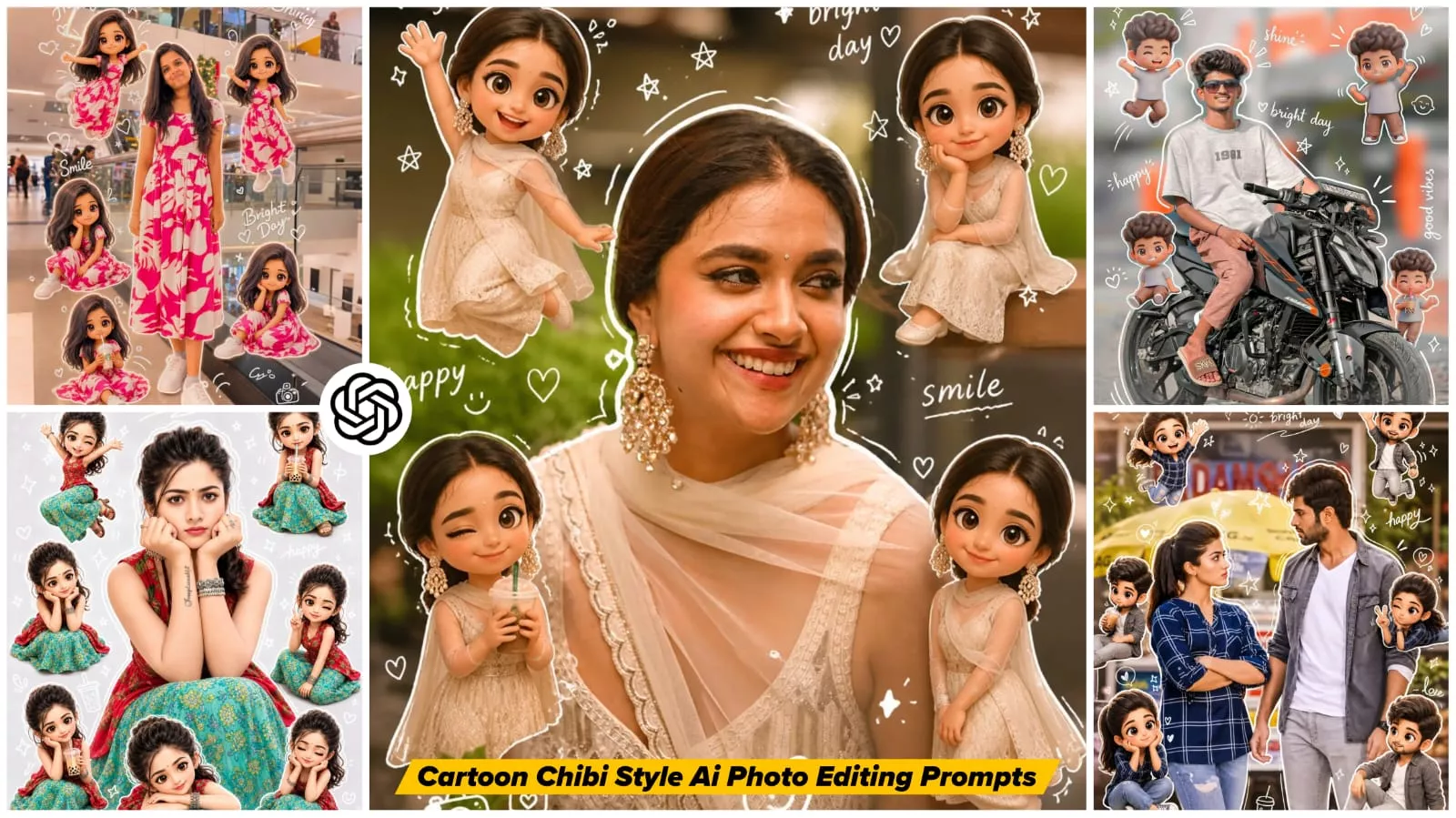 “Chibi Cartoon Style AI Photo Editing (Viral Prompt)”