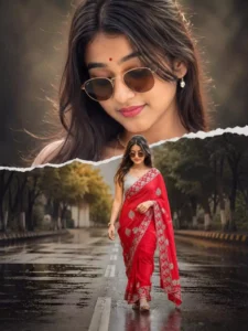 Girls Dual Exposure Ai Photo Editing Prompt