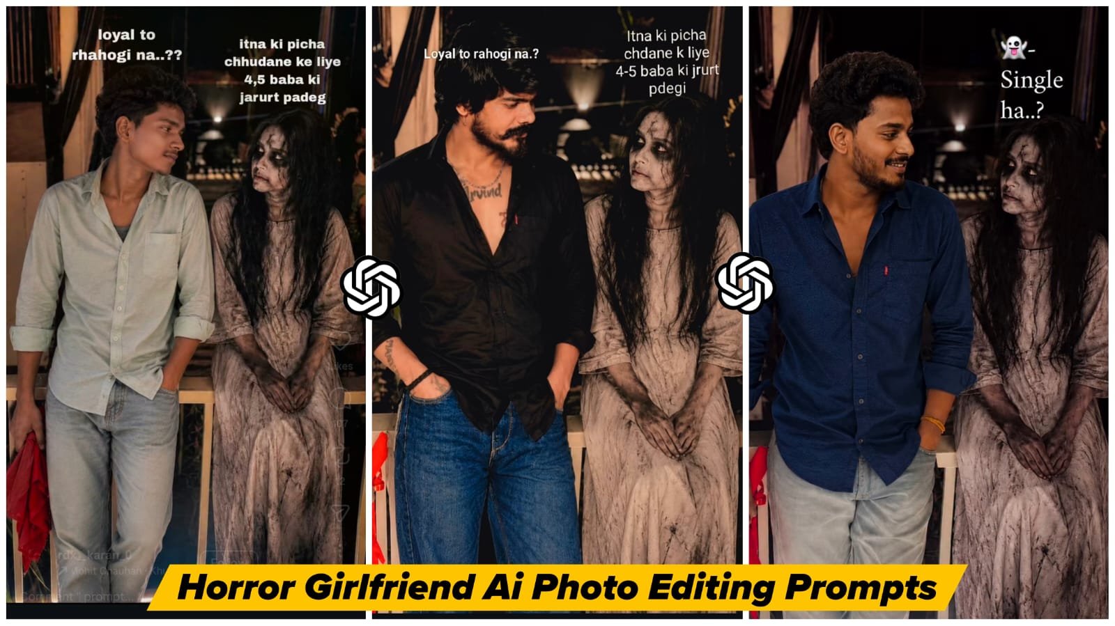 Horror Girlfriend Ai Photo Editing Prompts Chatgpt