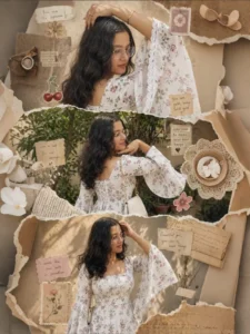 Viral Scrapbook Style Collage Ai photo Editing Prompts
