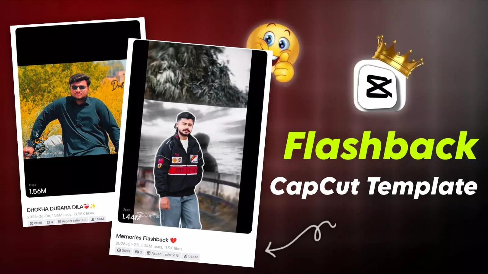 Flashback Capcut Template
