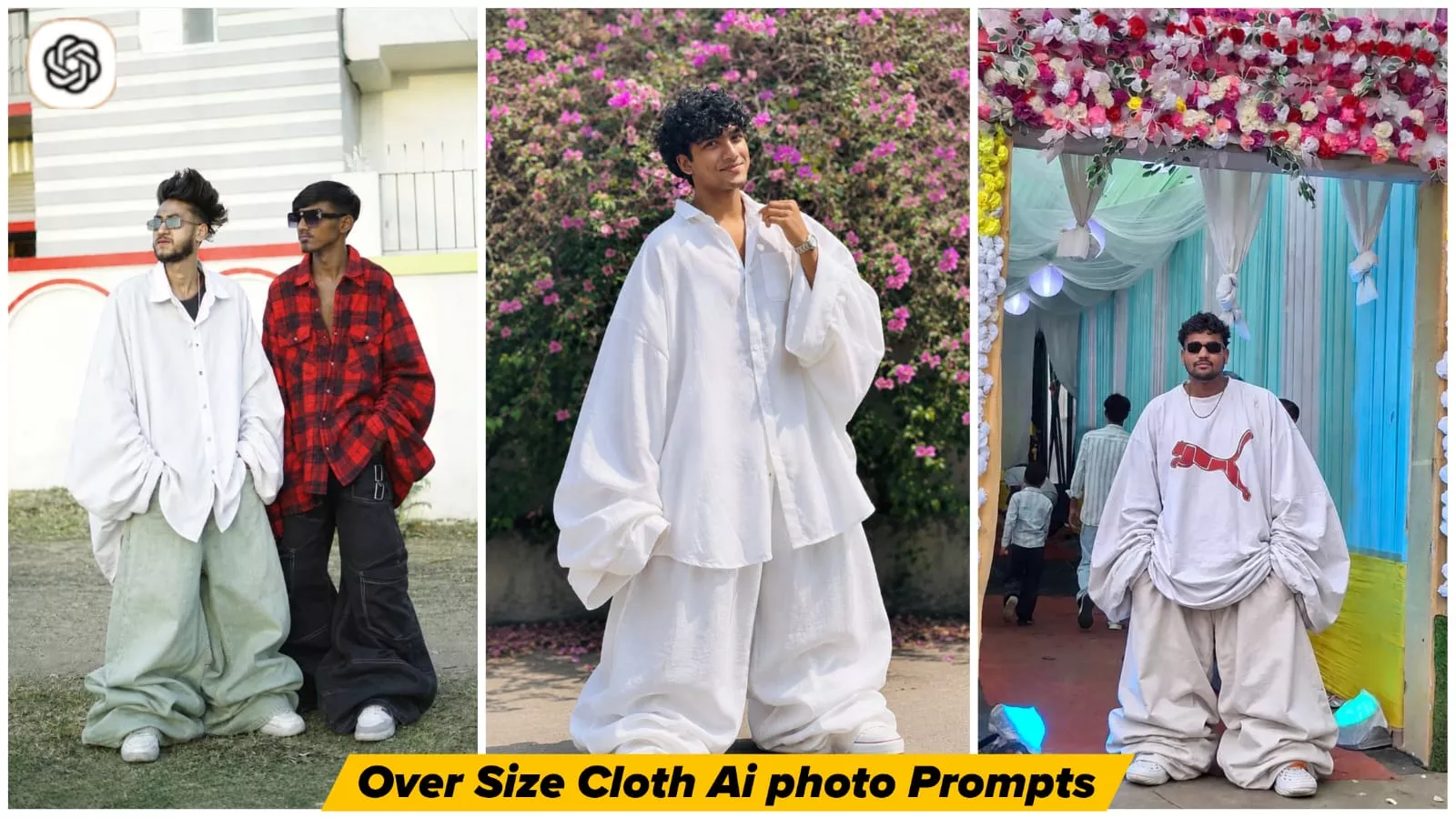 Loose Outfit Ai Photo Editing Prompt | ChaGpt Baggy Jeans Prompts