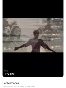 trending Flashback Capcut Template Link