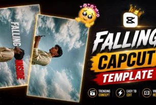 Falling Capcut Template
