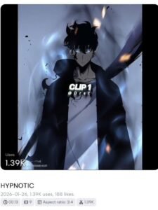 Hypnotic Capcut Template