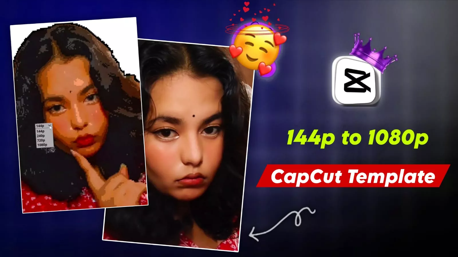 Normal To 4k Capcut template