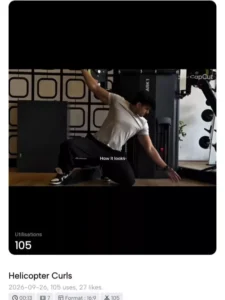 Helicopter Curls Capcut Template