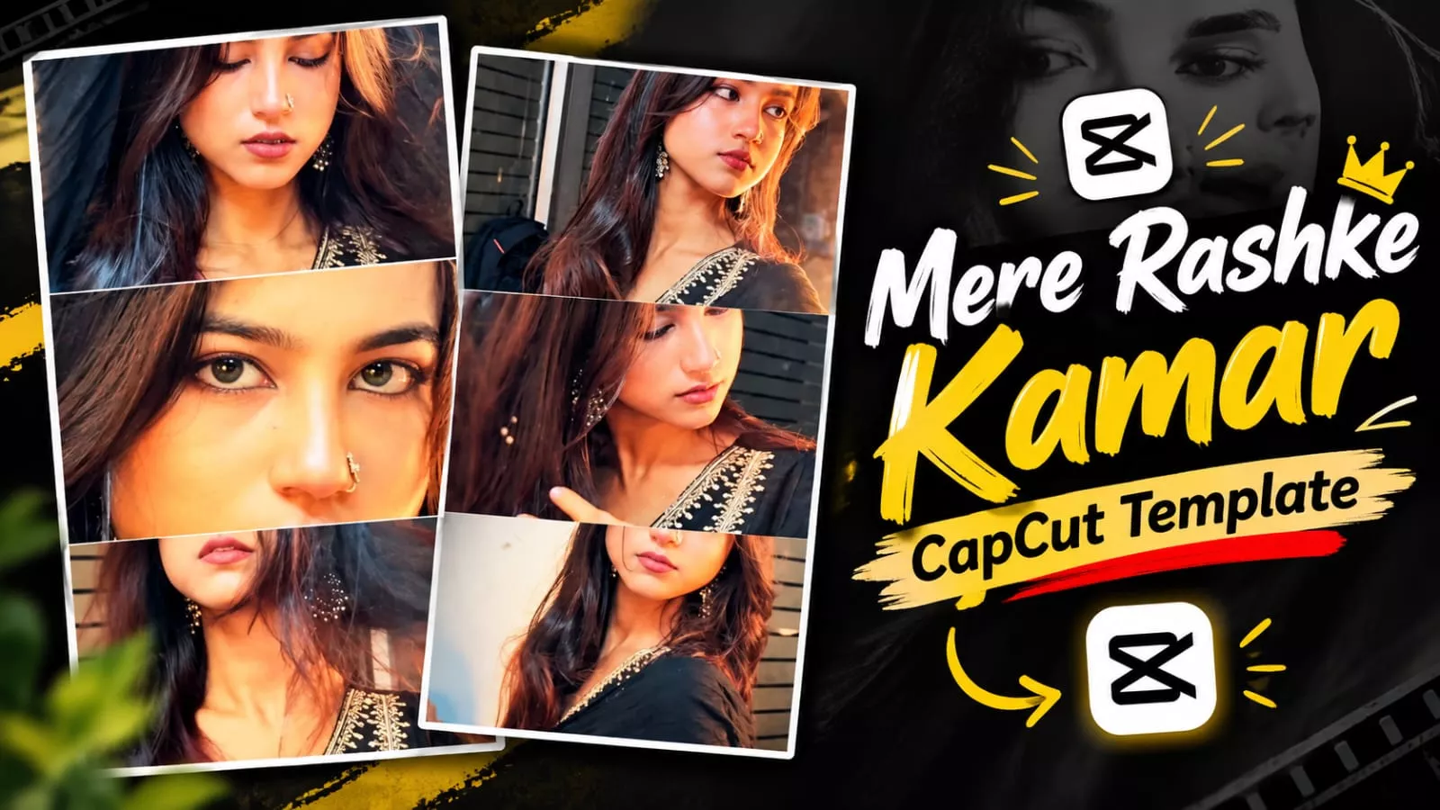 Mere Rashke Qamar Capcut Template