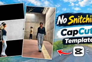 No Snitching Capcut Template Link